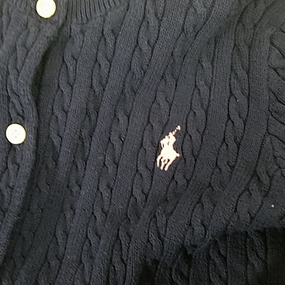 SOLD ON EBAY Ralph Lauren Cardigan Girls L 12/14 - Picture 4 of 5